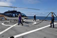 Helicopter on Healy refueling.